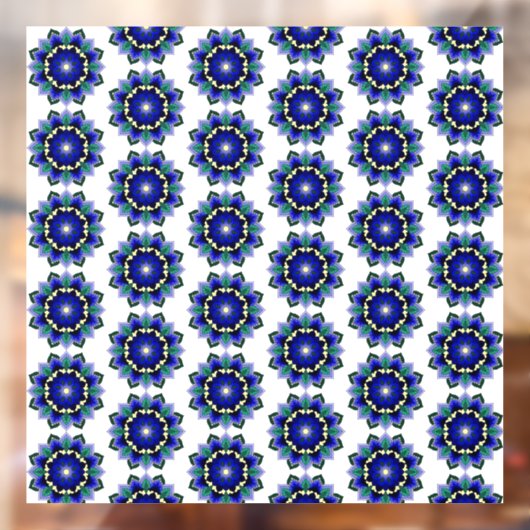 Mandala Pattern 02 Window Cling Raamsticker (Vel 2)