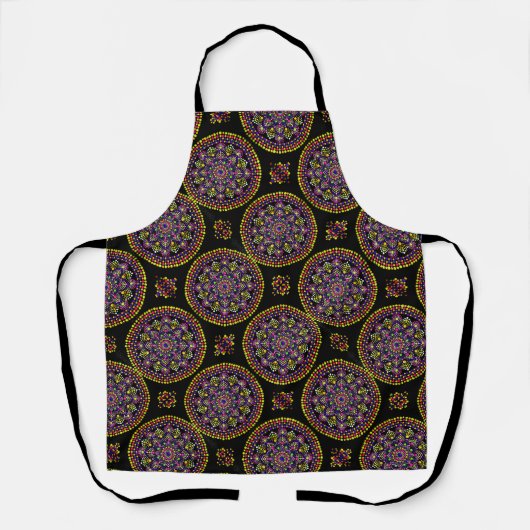 Mandala Pattern Apron Schort (Voorkant)