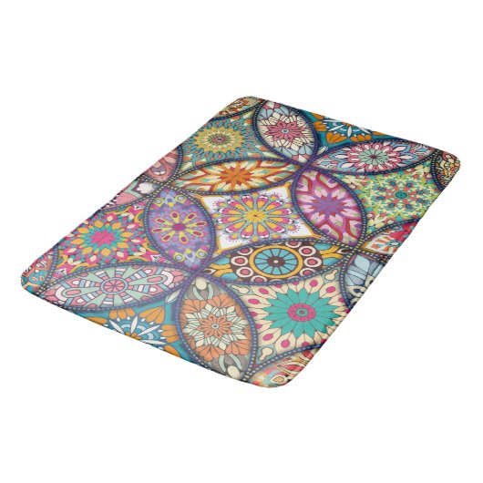 Mandala Pattern - Bath Mat (Gekanteld)