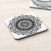 Mandala Pattern Beverage Coaster Bier Onderzetter (Linkerzijde)