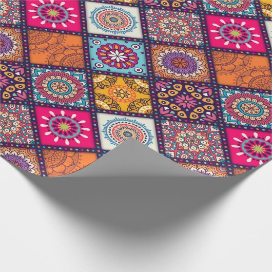 Mandala Pattern Cadeaupapier (Hoek)