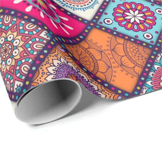 Mandala Pattern Cadeaupapier (Rol Hoek)