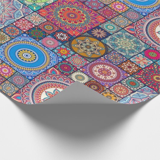 Mandala Pattern Cadeaupapier (Hoek)
