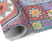 Mandala Pattern Cadeaupapier (Rol Hoek)