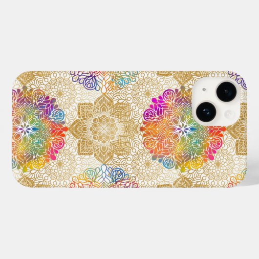 Mandala Pattern Case-Mate iPhone Case (Achterkant (horizontaal))