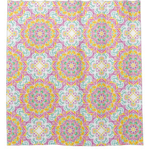 Mandala Pattern Douchegordijn