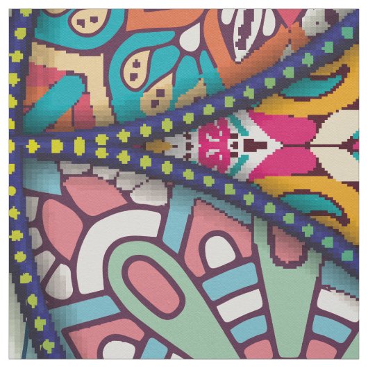 Mandala Pattern - Fabric Stof (Swatch)