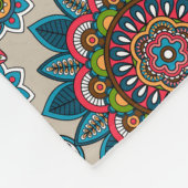 Mandala Pattern Fleece Blanket Deken (Hoek)