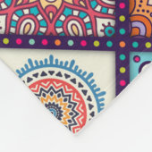 Mandala Pattern Fleece Deken (Hoek)