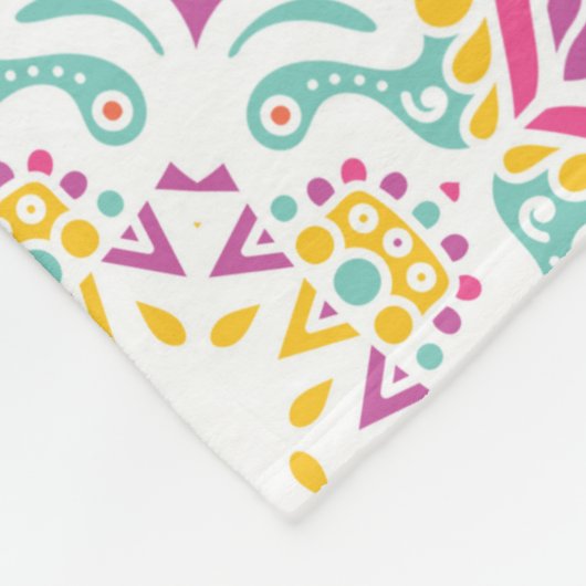 Mandala Pattern Fleece Deken (Hoek)