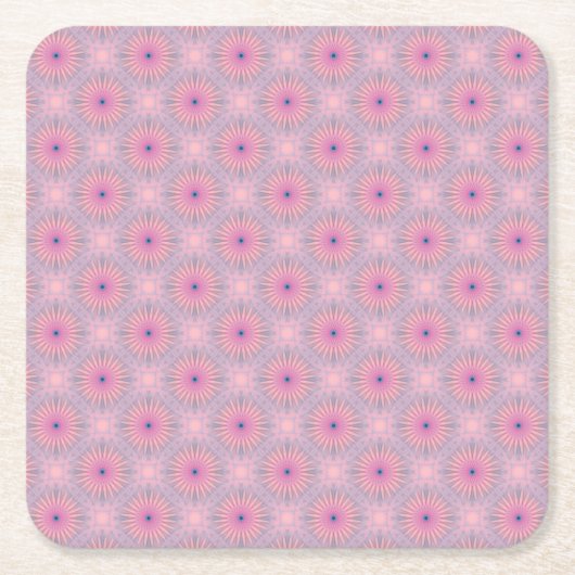 Mandala Pattern Kartonnen Onderzetters (Voorkant)