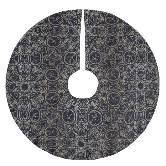 Mandala Pattern Kerstboom Rok (Voorkant)