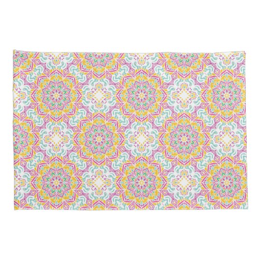 Mandala Pattern Kussensloop (Achterkant-Rechts)