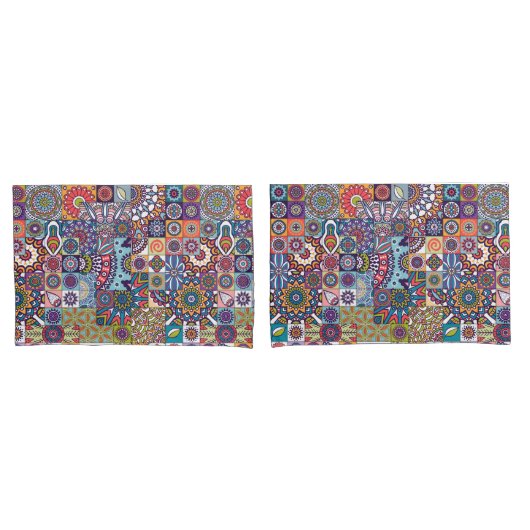 Mandala Pattern Kussensloop (Voorkant-Set)