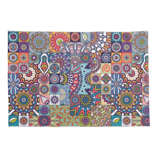 Mandala Pattern Kussensloop (Achterkant-Rechts)