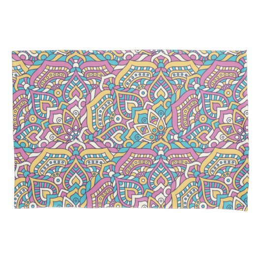 Mandala Pattern Kussensloop (Voorkant-Links)