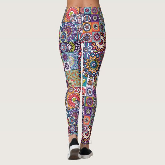 Mandala Pattern Leggings (Achterkant)