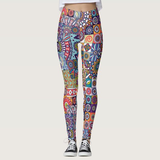 Mandala Pattern Leggings (Voorkant)