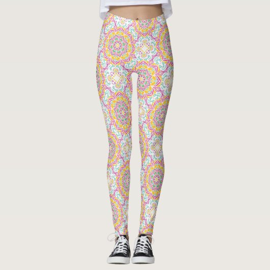 Mandala Pattern Leggings (Voorkant)