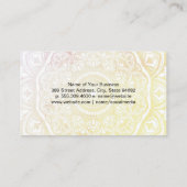 Mandala Pattern | lotusbloem Visitekaartje (Achterkant)