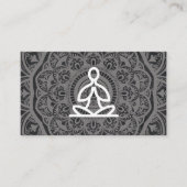 Mandala Pattern | Meditatie | Yoga-leraar Visitekaartje (Voorkant)