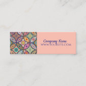 Mandala Pattern - Merchandise Label, Visitekaartje (Voorkant)