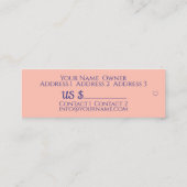 Mandala Pattern - Merchandise Label, Visitekaartje (Achterkant)