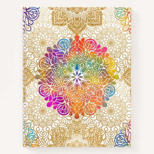 Mandala Pattern Notitieboek (Voorkant)