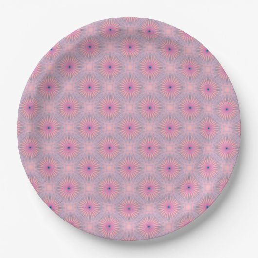 Mandala Pattern Papieren Bordje (Voorkant)