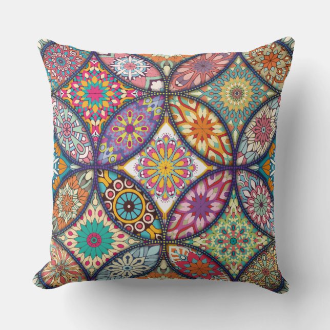 Mandala Pattern - Pillow Kussen (Voorkant)