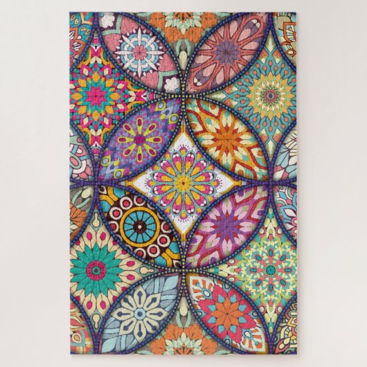 Mandala Pattern - Puzzle Legpuzzel (Verticaal)