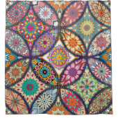 Mandala Pattern - Shower Curtain Douchegordijn (Voorkant)