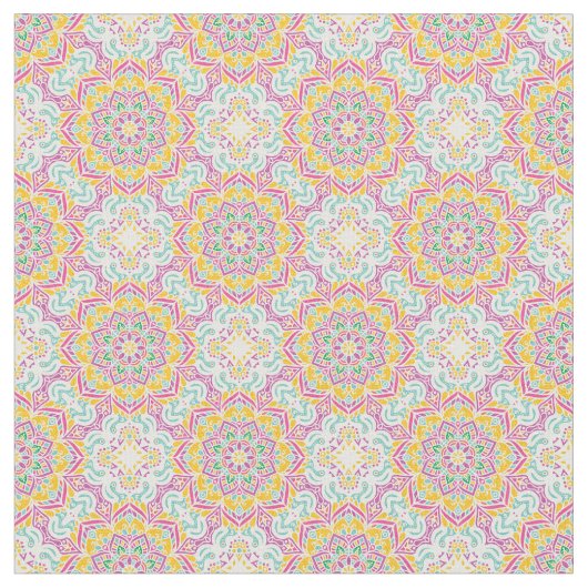 Mandala Pattern Stof (Close Up)