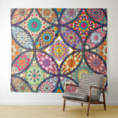 Mandala Pattern - Tapestry Wandkleed (In Situ (horizontaal))
