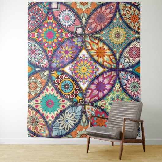 Mandala Pattern - Tapestry Wandkleed (In situ)