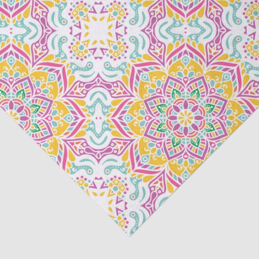 Mandala Pattern Tissuepapier (Detail)