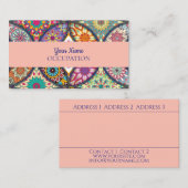 Mandala Pattern - Visitekaartje (Voorkant / Achterkant)