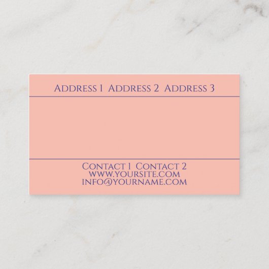 Mandala Pattern - Visitekaartje (Achterkant)