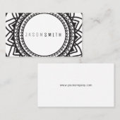 Mandala Pattern Visitekaartje (Voorkant / Achterkant)