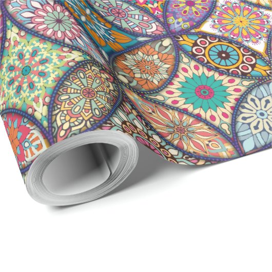Mandala Pattern - Wrapping Paper Cadeaupapier (Rol Hoek)