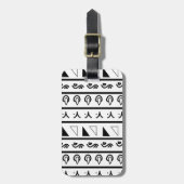 Mandala PatternDesign Bagagelabel (Voorkant verticaal)