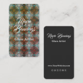 Mandala Peacock Boho Inspirations Visitekaartje (Voorkant / Achterkant)