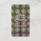 Mandala Peacock Boho Inspirations Visitekaartje (Voorkant)