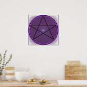 Mandala Pentagram Poster (Keuken)