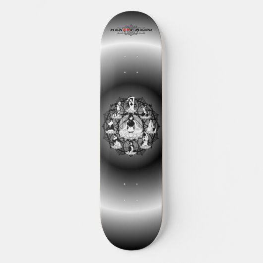 Mandala Persoonlijk Skateboard (Voorkant)