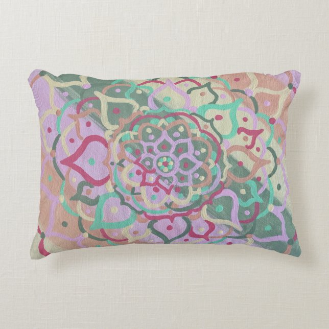 Mandala Pillow Accent Kussen (Voorkant)