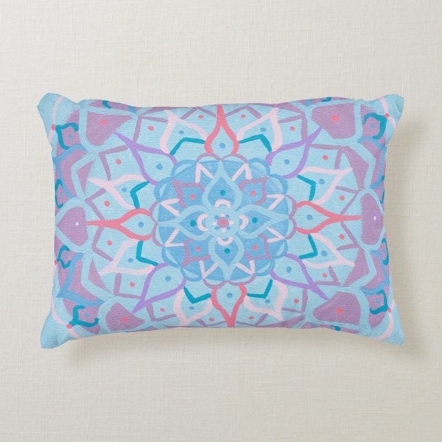 Mandala Pillow Accent Kussen (Voorkant)