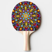 Mandala Ping Pong Bat Tafeltennisbatje (Achterkant)