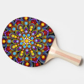 Mandala Ping Pong Paddle Tafeltennisbatje (Zijkant)