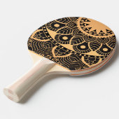 Mandala Ping Pong Paddle Tafeltennisbatje (Voorkant Gekanteld)